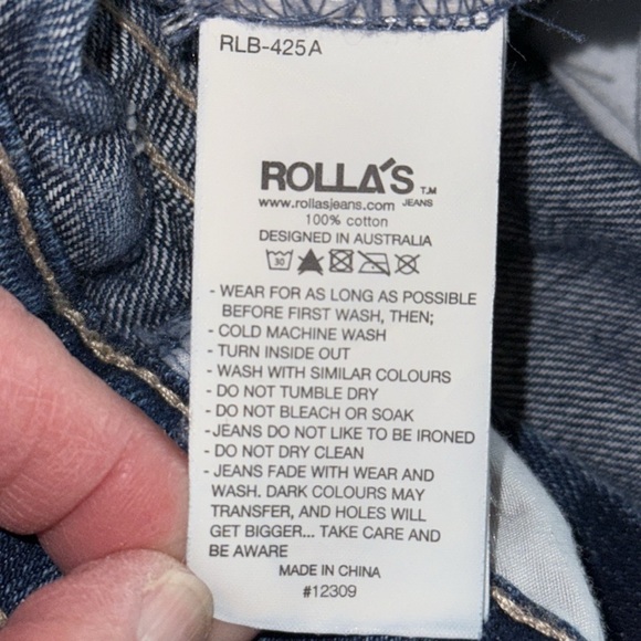 Rolla’s Miller Skinny Mid Rise Non Stretch Jeans - Picture 8 of 8